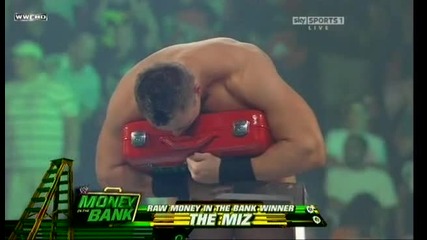 Wwe Money In The Bank 2010 8 Man Raw M I T B Ladder Match 3/3 