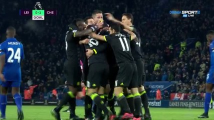 Челси нанесе първи удар срещу Лестър