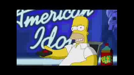 The Simpsons - American Idol Parody xD