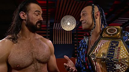 Drew McIntyre congratulates Damian Priest: Raw, Aug. 23, 2021