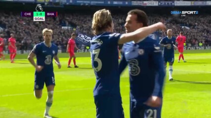 Челси – Брайтън 1:1 /първо полувреме/