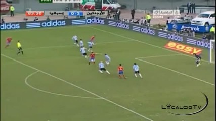 Argentina Vs Spain (4 - 1) Friendly Match 2010 All Goals - - Hq - - 