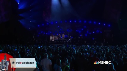 Pearl Jam, Beyonce - 'redemption Song' - 2015 Global Citizen Festival - Msnbc