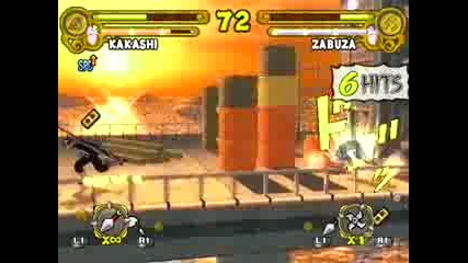 Naruto ultimate ninja 3 english Kakashi vs. Zabuza