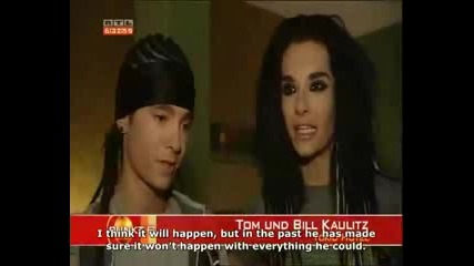 New Tokio Hotel Interview for Humanoid (english Subs) 21.08.2009