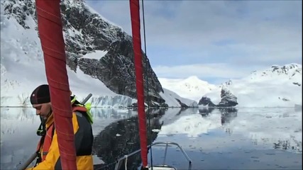 На разходка из ледения континент Антарктида