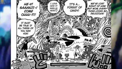 One Piece Manga - 831 Adventure in a Mysterious Forest
