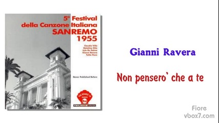 25. Gianni Ravera- Non pensero' che a te