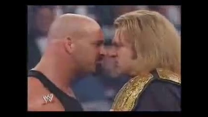Wwe Raw Goldberg mocks Hhh (hq) 