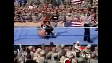 John Cena vs. Edge (tribute to the Troops) 