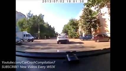 Компилация автомобилни катастрофи 19 - 2013