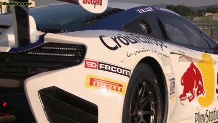 Себастиан Льоб тества Mclaren Mp4 12c Gt3