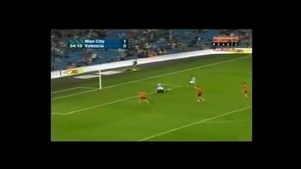 Manchester City vs Valencia (2 - 0) All Goals and Full Highlights 07 08 2010 