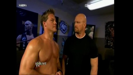 Wwe Raw 15.03.10 Shawn Michaels Chris Jericho and Stone Cold backstage 