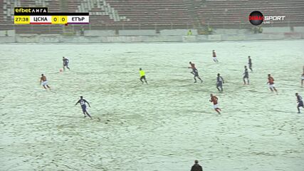 Какво сътвори Етър в първите 45 минути на "Българска армия"?