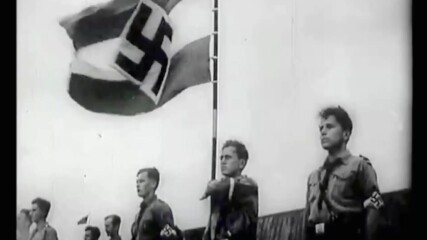 Бранникъ - Посрещат водачът на: Германската Хитлерова младеж Райхсюгендфюрер Артур Аксман /1943 г./