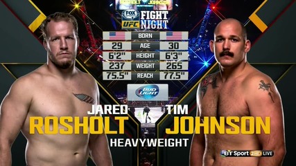 Jared Rosholt vs Timothy Johnson (ufc Fight Night 73, 08.08.2015)