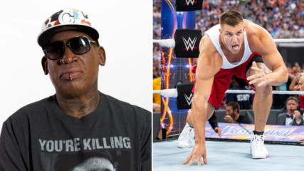 Dennis Rodman wants to wrestle Rob Gronkowski in WWE: WWE Untold (WWE Network Exclusive)