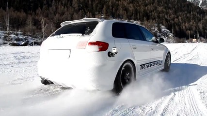 Лаунч контрол на сняг с Audi Rs3 !