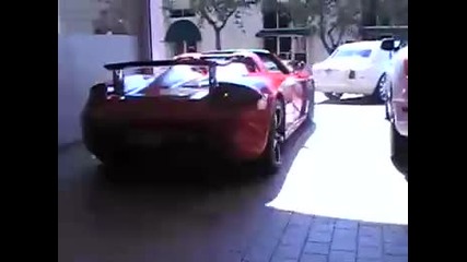Loud Red Porsche Carrera Gt Drift tuning