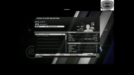 Как да смените футболиста и арената на Fifa11 