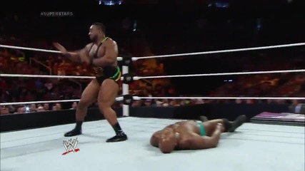 Big E vs. Titus O'neil Wwe Superstars, May 29, 2014