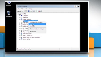 How to resolve the black screen issues in a windows® 7 based pc by disabling the video adapter
