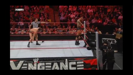 Randy Orton kicks out of the Cross Rhodes - Vengeance 2011
