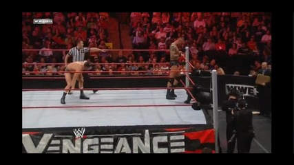 Randy Orton kicks out of the Cross Rhodes - Vengeance 2011
