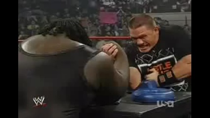 Wwe John Cena vs Mark Henry Arm Wrestling
