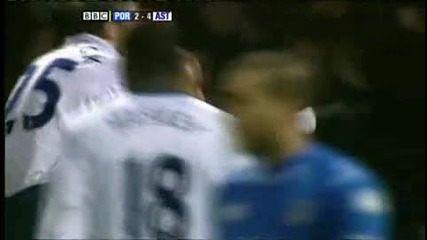 Portsmouth - Aston Villa 2:4 League Cup 1/4 Final (01.12.2009) 