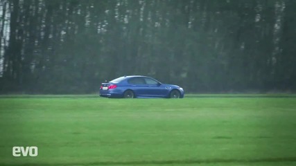 Drag race- Bmw M5 vs Porsche Panamera S vs Mercedes E63 Amg vs Jaguar Xfr