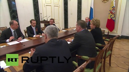Russia: Putin holds Security Council meeting to discuss V-Day preparations