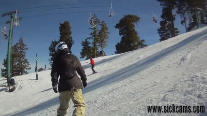 Sickcams Contour Hd 1080p Snowboarding