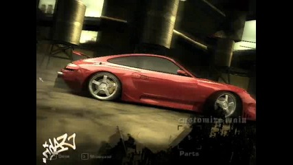 need for speed most wanted tuning na porcshe 911 carera s 