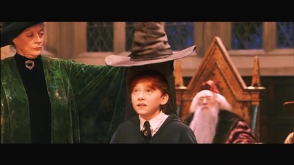 Хари Потър и Философският Камък - Разпределителната шапка
