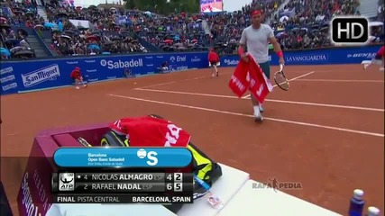 Nadal vs Almagro - Barcelona 2013!