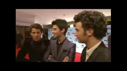 Jonas Brothers at the Mtv Ema 