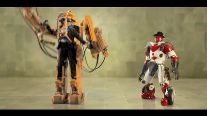 Cool Stop Motion:michael Jackson vs Mr. Bean