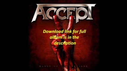Accept - bucket full of hate