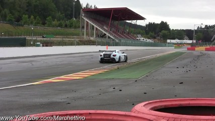 Aston Martin V12 Zagato Start and Accelerations!