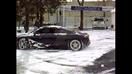 Audi R8 Drift на лед