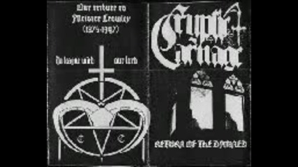 Cryptic Carnage - Return Of The Damned ( full album demo 1992 )