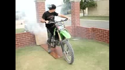 2009 kx250f burnout