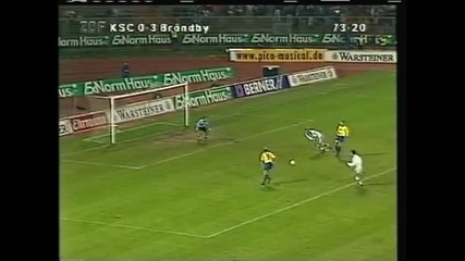 1996 Karlsruhe Germany 0 Brondby Denmark 5 Uefa Cup