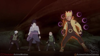 Naruto and Sasuke Vs Six Paths Madara Final Fight (english Sub