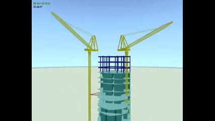 3d Конструиране на Бурж Дубай