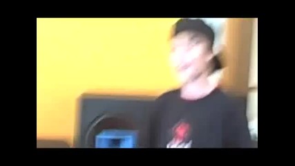 Justin flirting with Esm