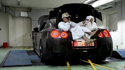 Nissan Gt-r 1000++ hp в Дубай - истински зверове !