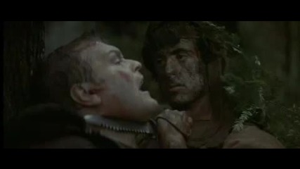 Не прекалявай - Сцена от филма " Rambo First Blood''
